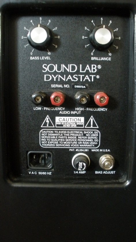 DynaStat rear panel