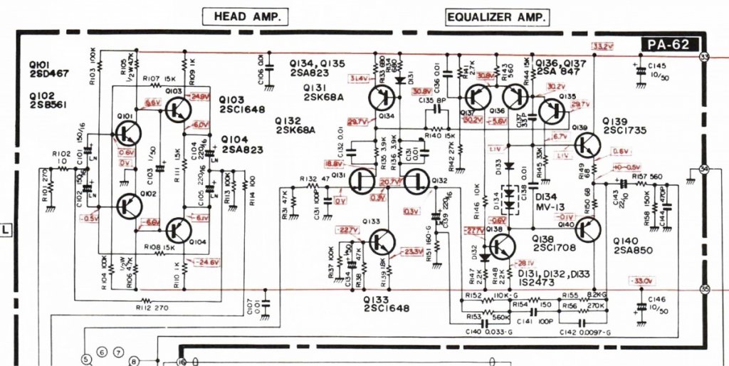Mitsubishi da-p20 headamp