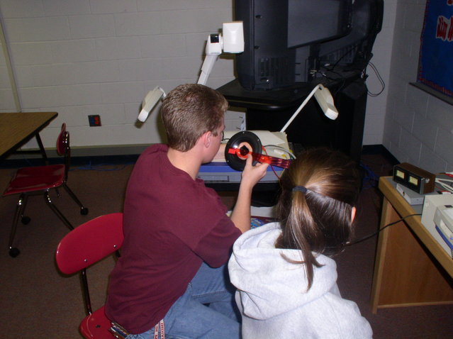 Candace and Dillon measuring TS parameters - Physics speaker projects