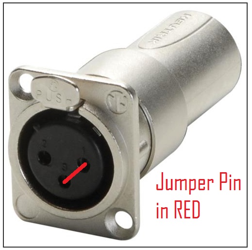 XLR jumper