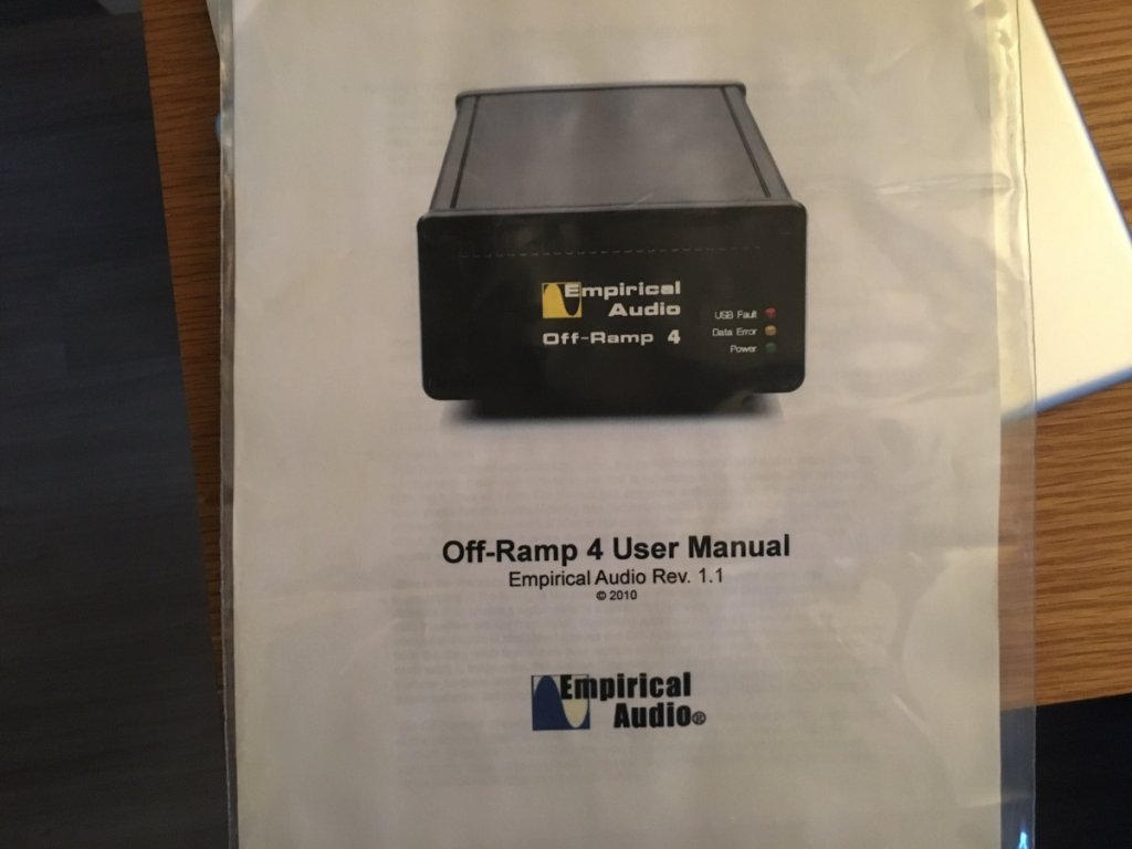 OR4 owner's manual