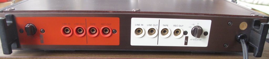 back panel and attenuators