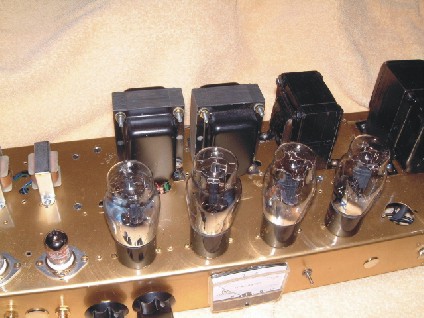 45PP 35 - Electra-Print Output transformers installed. I'm listening aas I now type. Wow what a difference from the Hammonds. Couldn't push this amp with the Hammonds in before it started clipping, now she can Really Scream !