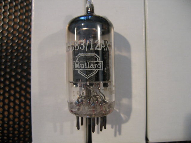 1963 Mullard Blackburn 12AX7 with Shield Logo