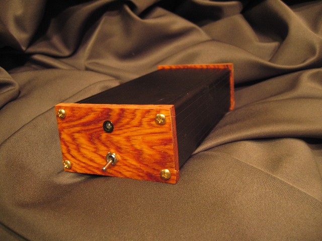 Hagtech Bugle in Hammond 1455 case with Cocobolo panels