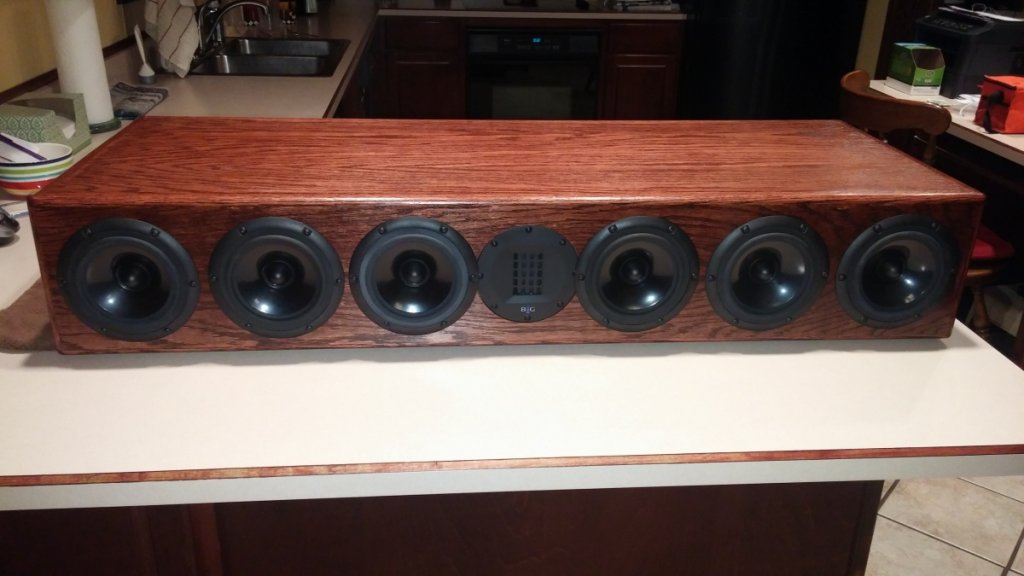 LS Center speaker on bar, Mike B.