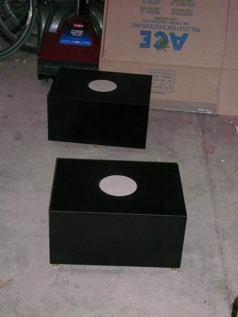 Bases filled and ready to seal - The sand is filled to the top (level with the top of the box), with some excess to allow for further settling.