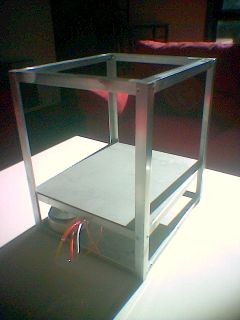New amp case #2 - With steel plate above the power transformer compartment.