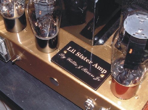 45PP 39 - Every amp needs a name and maybe even a Plaque !