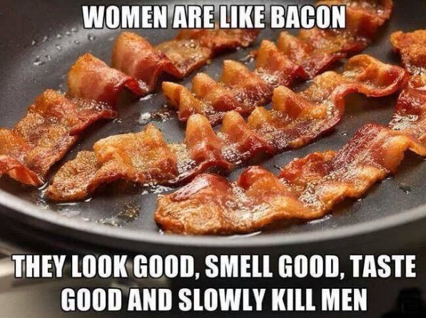 bacon and women big
