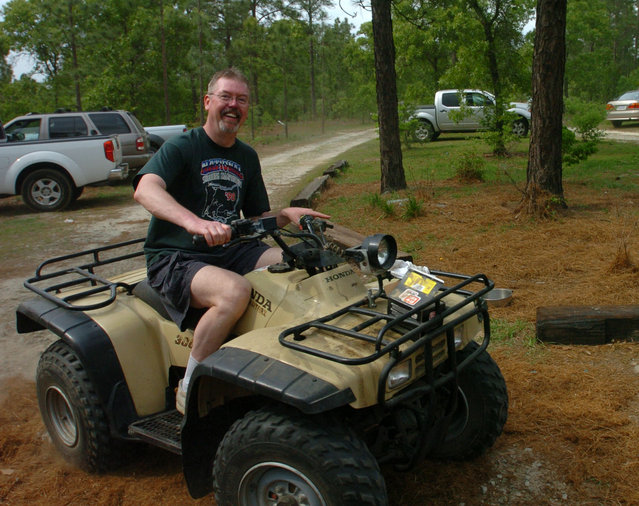 Time to hop on the ATV and go fast! look out!!