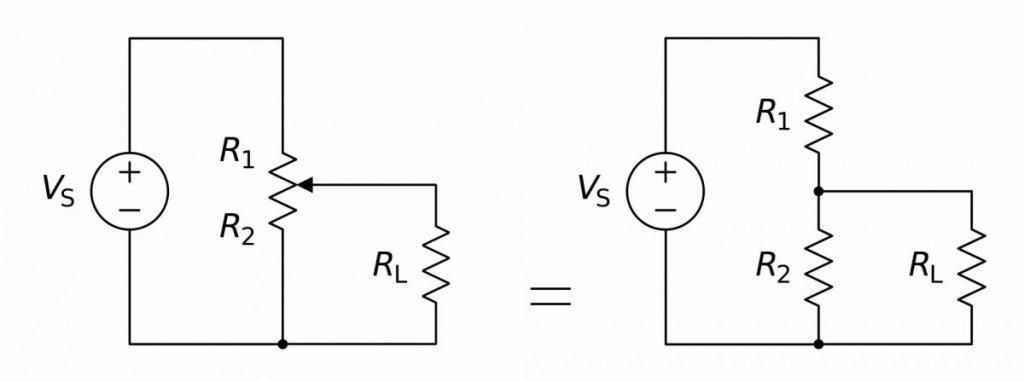 Potentiometer with load