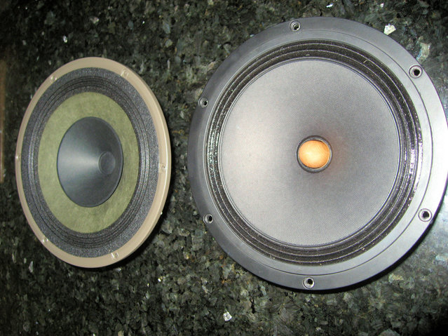8" Alinco Hemp driver and 8" Planet 10 modified Vistan B200