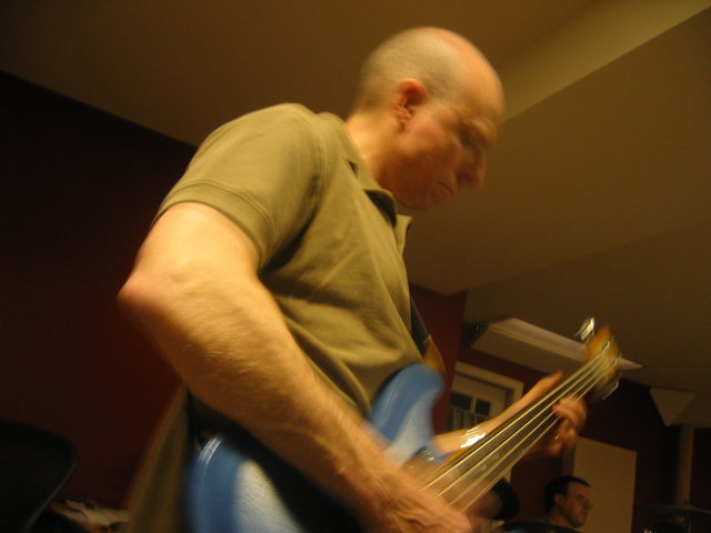 Mike on Bass - Mike on Bass jamming at the May 2008 NY Audio Rave