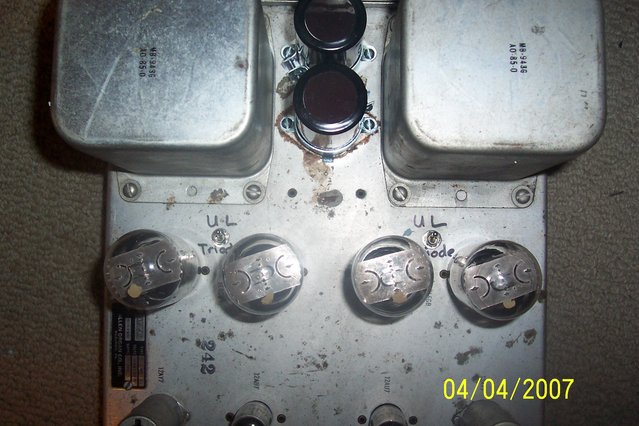 Allen Stereo 40 amp with UL-triode switch