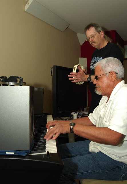 Frank and Chris playing
