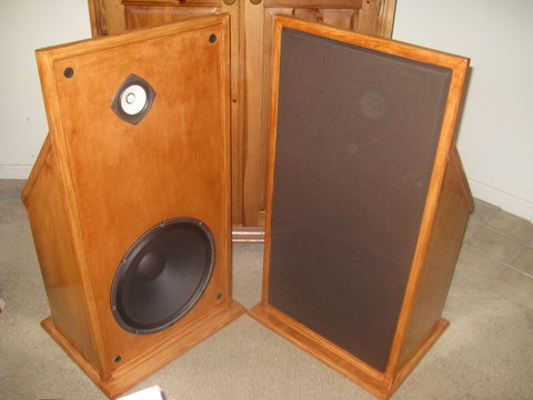 Finished Speakers - MJ King open baffle design.