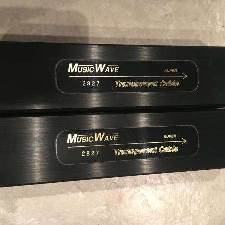 Transparent MusicWave super 10' speaker cable
