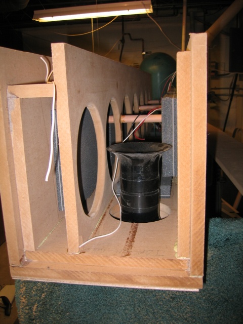 putting in the BH5, port just there temporarily for sizing the BH5 