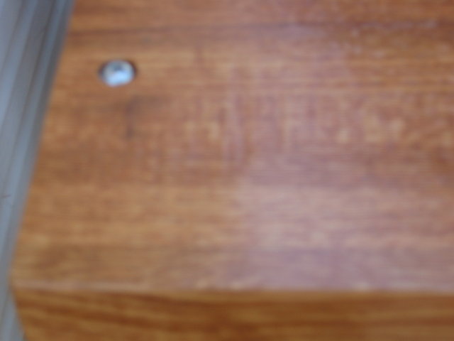 Top shelf: countersunk bolt washer