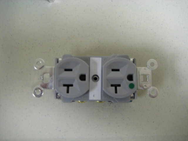 AC Receptacles Used - Pass & Seymour 8300 MRI in Grey