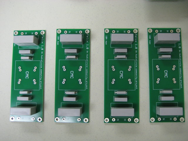 Partially finished boards, less CMC's.