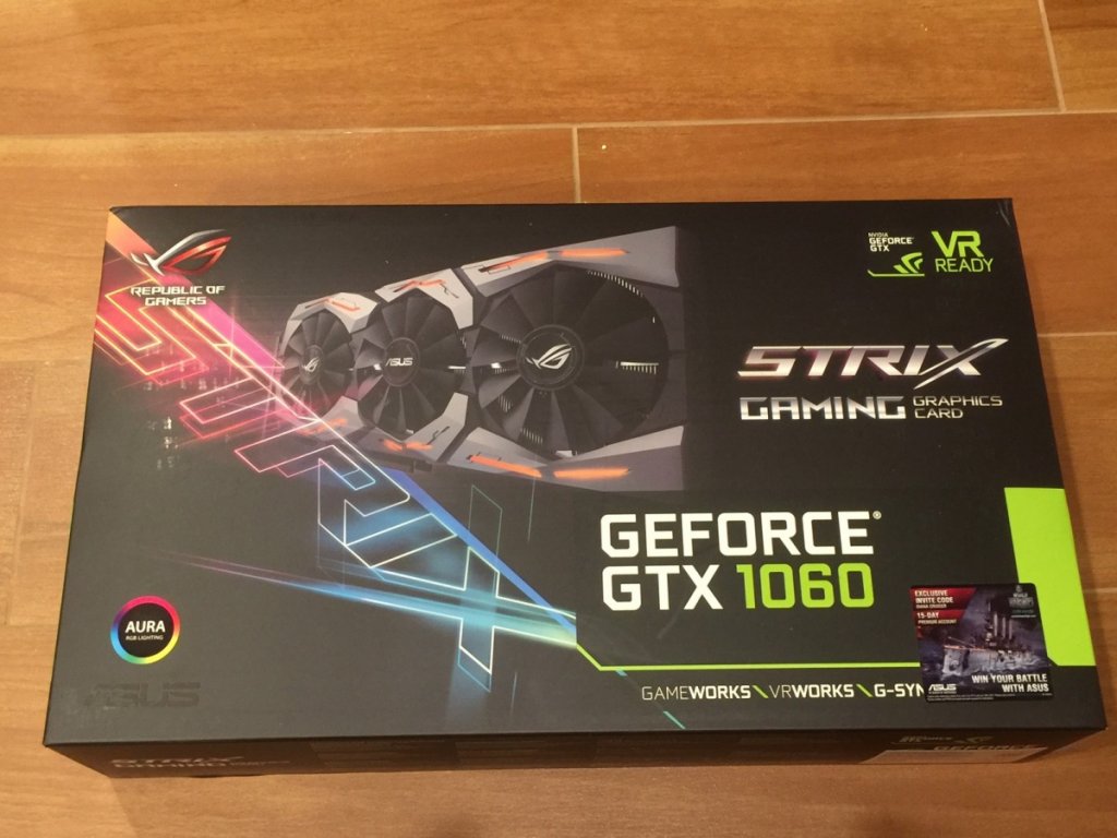 Asus Geforce GTX 1060 Strix