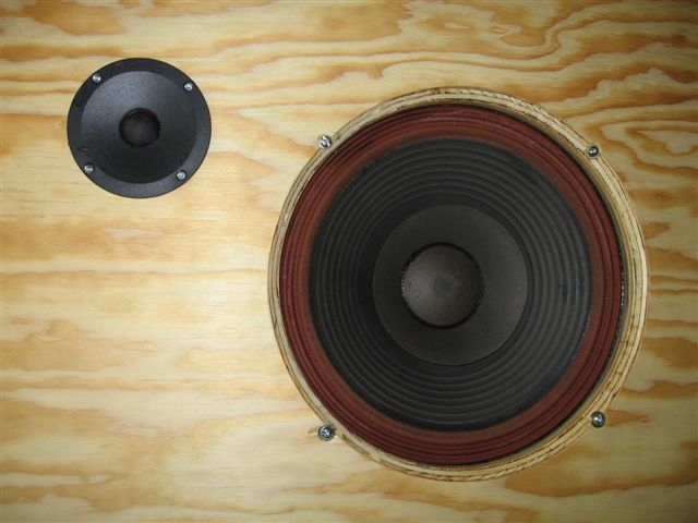 EV SP12B with Peerless tweeter on 3/4" BC fir plywood