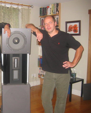 Peter Daniel with his uber speaker!