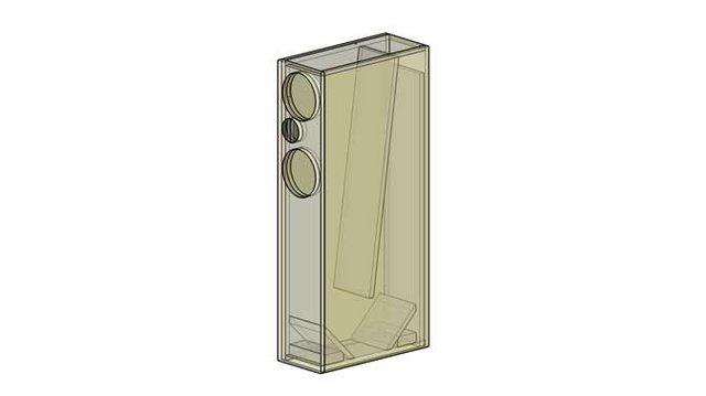 TL7 cad view - TL7 cabinet view via cad view