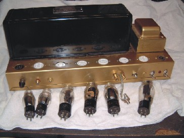 Wur 2 - This pic shows the amp with all new sockets, this should help keep these amps quiet for a long future.