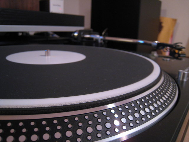 Herbies Way Excellent Mat on top of SDS Isoplatmat - KAB modified Technics SL1210 MK5se