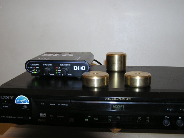 Mensa DIO and Mapleshade brass weights