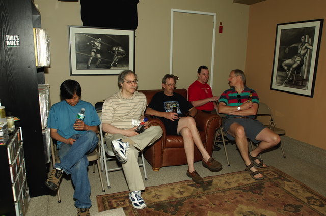 Paul, Steven, Chris, Mike and Bob at the sweet spot