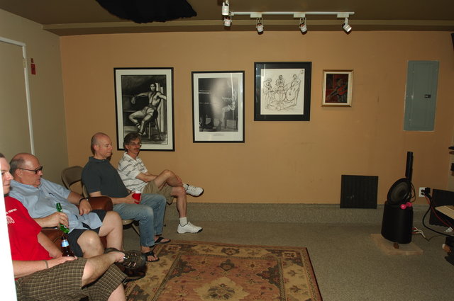 Mike, Jim, Mike and Andrew on the sweet spot