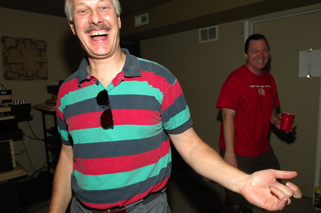 Bob and Mike dancing