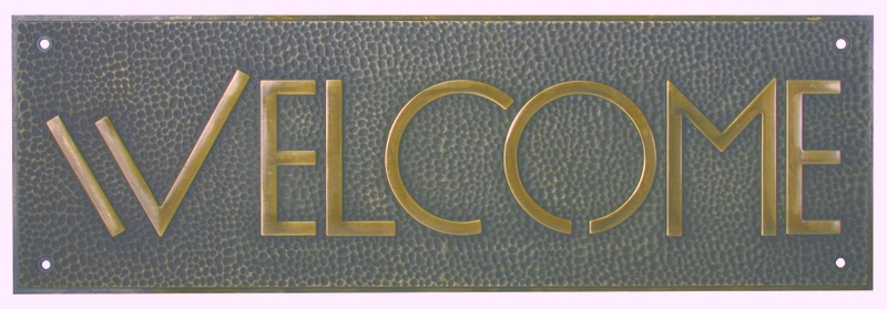 welcome sign