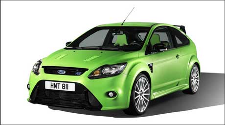 The new Ford Focus RS 2009 - 296 breakneck oat eaters!!! 296HP
Front wheel drive!!! 
FWD Olds Toronado anyone? Pikes Peak monster! In a smaller package?

Niahahah!!!