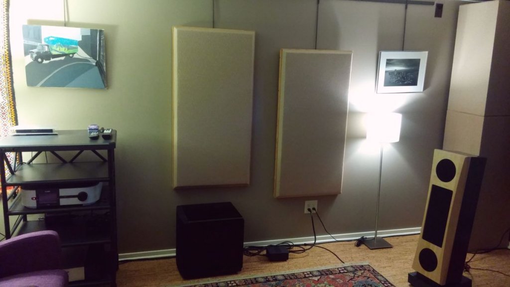 Left side. Acoustic panels by ASC.
