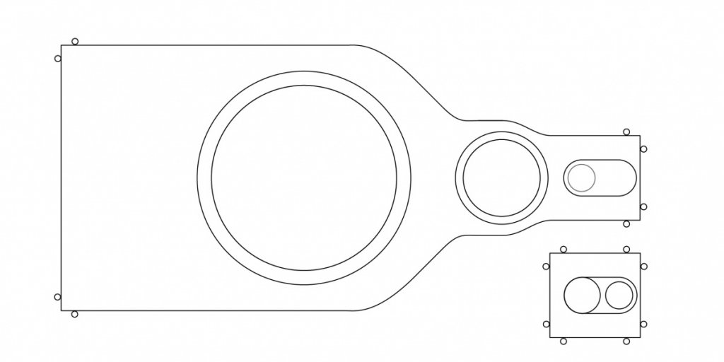 NaO Note II RS Baffle and Tweeter Pod