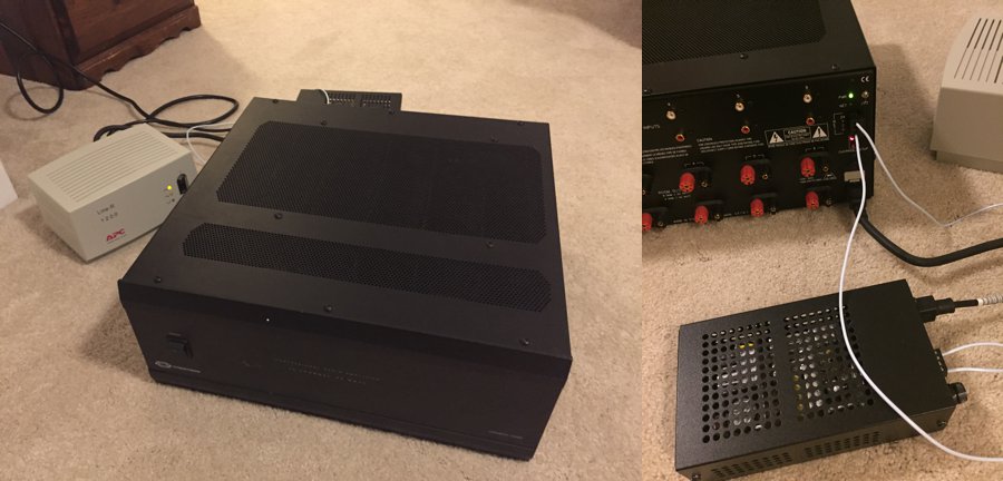 Crestron 12x60 and external 24v power supply.