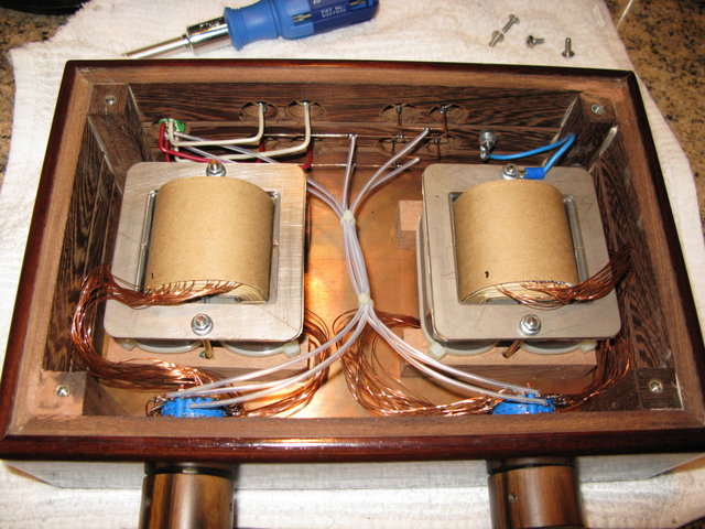 TVC, C-Core, copper plates, ebony chassis, rca