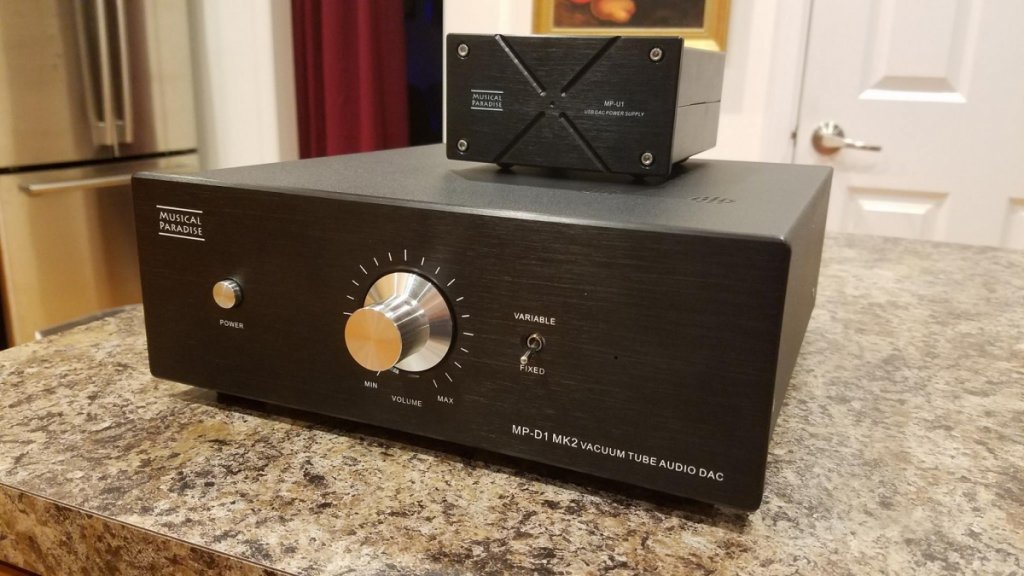 Musical Paradise D1 MK2 DAC
Musical Paradise U1 USB Power
FURUTECH USB Cable (not shown)