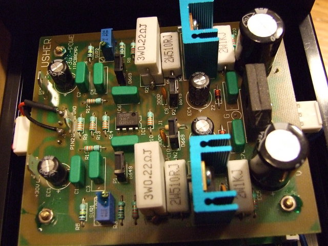 Usher P307 PS - close up of the ps components.