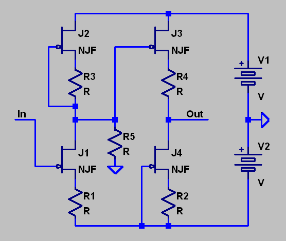 Using Jfets to approximate the Aikido