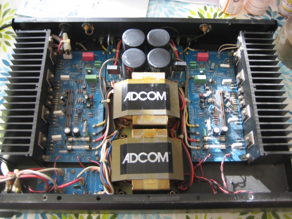 Adcom GFA-535mk2 power amp. 