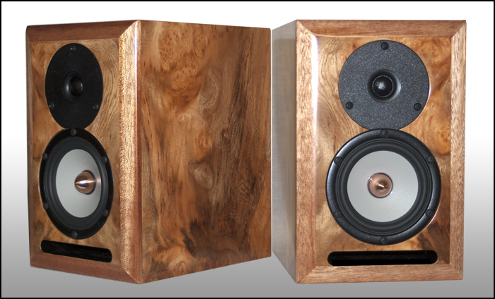 Salk WOW1 Speakers Pepperwood Burl