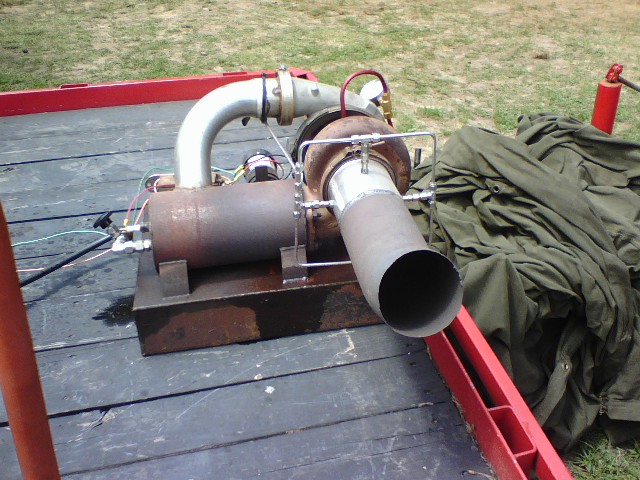 Turbocharger engine sideview 2