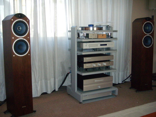 Bryston 4B SST, BP26DA, NAD S500, Thorens TD2030, Tannoy Eyris DC3
