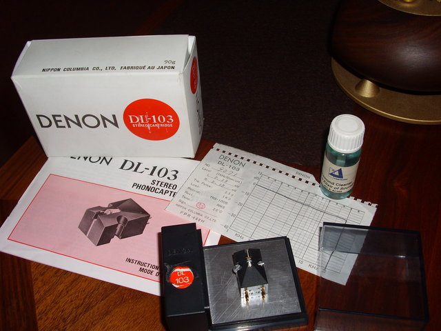 DENON DL103 HEAD-FOR SALE - I SALE MY SECOND HEAD DENON AND I GIVE TOGETHER CLEARAUDIO HEAD CLEANER